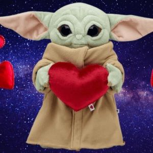 NIB Build A Bear Baby Yoda Valentine’s Edition